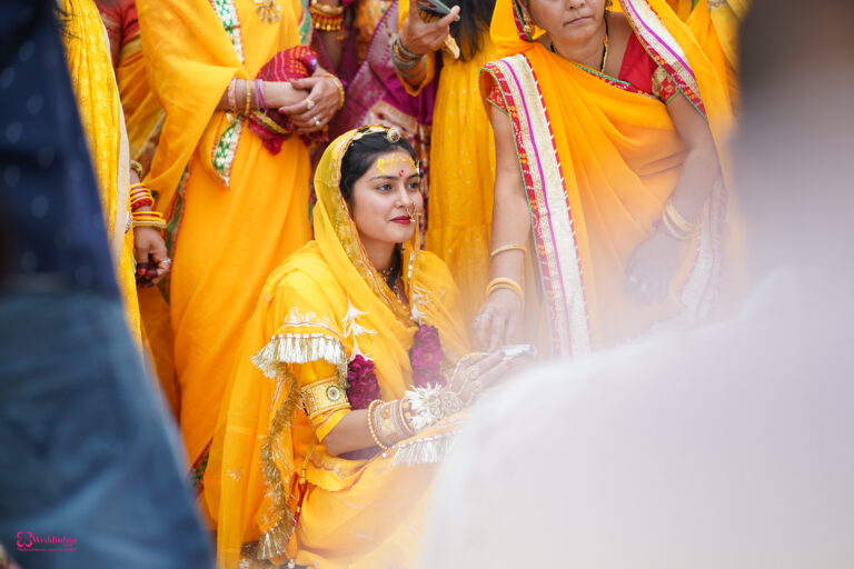 Best captured picture of bride's haldi